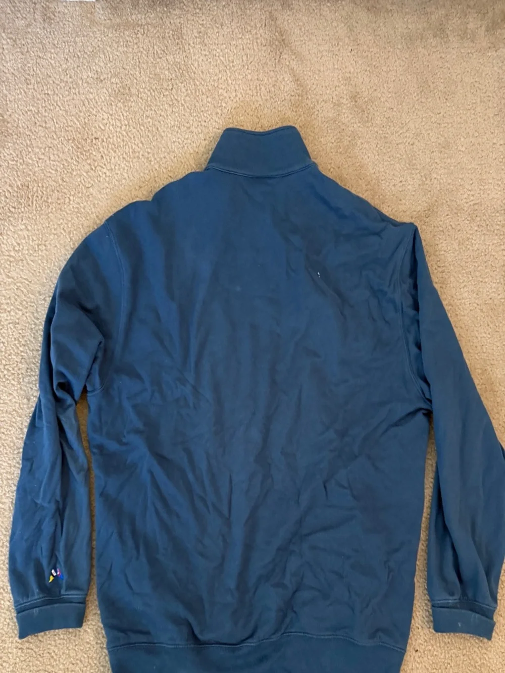 J Crew Relaxed fit lightweight french terry quarter zip, Men's Large